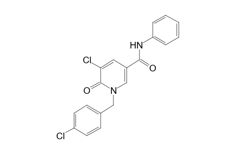 5-CHLORO-1-(p-CHLOROBENZYL)-1,6-DIHYDRO-6-OXONICOTINANILIDE