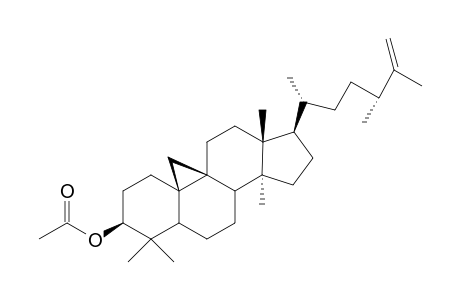 24-Methyl-9,19-cyclolanost-25-en=3.beta.-yl avetate