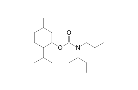 Carbonic acid, monoamide, N-(2-butyl)-N-propyl-, 1-menthyl ester