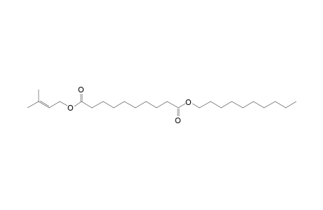 Sebacic acid, decyl 3-methylbut-2-enyl ester