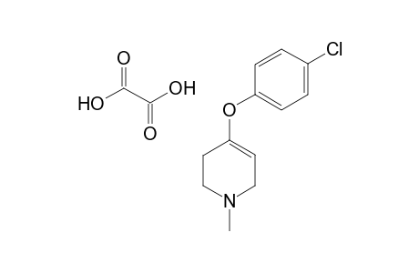 Oxalate salt of 1-methyl-4-(4-chlorophenoxy)-1,2,3,6-tetrahydropyridine