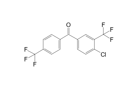 4-Trifluoromethyl-3'-trifluoromethyl-4'-chlorobenzophenone