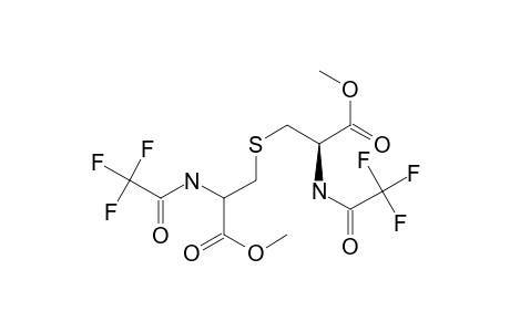 Alanine, 3,3'-thiobis[N-(trifluoroacetyl)-, dimethyl ester, L-