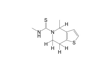 N,4-dimethyl-4,5,6,7-tetrahydrothiothieno[3,2-c]pyridine-5-carboxamide