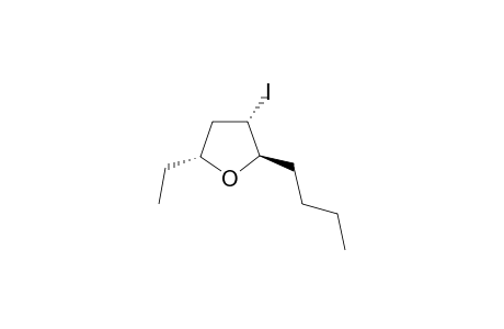 (2RS,3SR,5RS)-2-Butyl-5-ethyl-3-iodotetrahydrofuran