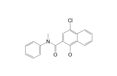 2-Naphthalenecarboxamide, 4-chloro-1-hydroxy-N-methyl-N-phenyl-