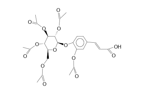 PENTAACETYL-4-O-BETA-D-GLUCOPYRANOSYL-CAFFEIC-ACID