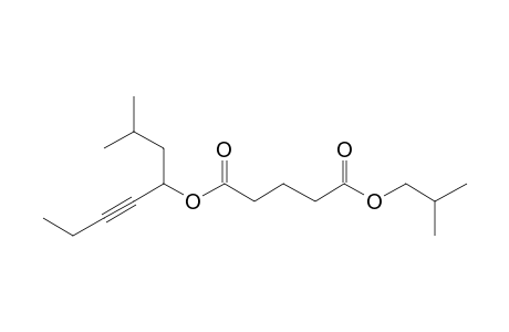 Glutaric acid, isobutyl 2-methyloct-5-yn-4-yl ester