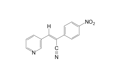 trans-alpha-(p-nitrophenyl)-3-pyridineacryonitrile
