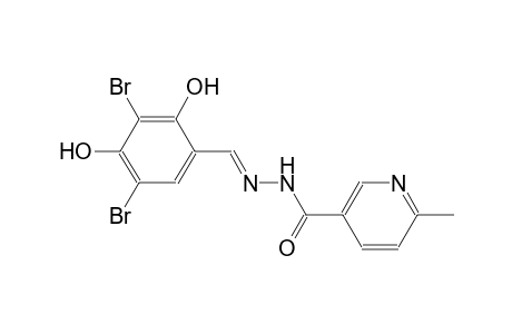 N'-[(E)-(3,5-dibromo-2,4-dihydroxyphenyl)methylidene]-6-methylnicotinohydrazide