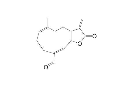 8-Formyl-4-methyl-11-oxa-13-methylene-bicyclo[8.3.o]tridecan-4,8-dien-12-one