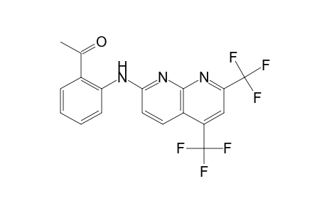 2'-{[5,7-BIS(TRIFLUOROMETHYL)-1,8-NAPHTHYRIDIN-2-YL]AMINO}ACETOPHENONE