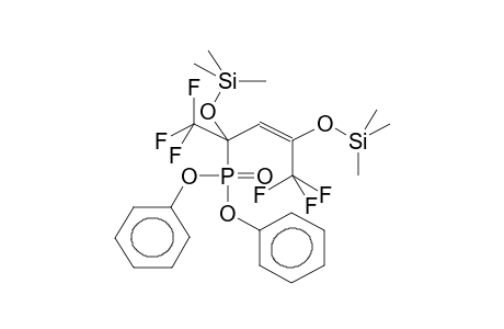 DIPHENYL [E-4,4,4-TRIFLUORO-1-(TRIFLUOROMETHYL)-1,3-BIS(TRIMETHYLSILYLOXY)-2-BUTENYL]PHOSPHONATE