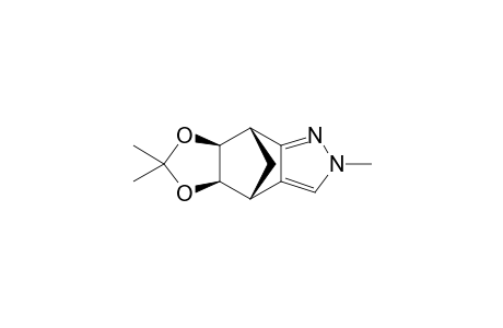 (4R,5R,6S,7R)-5,6-(Isopropylidenedioxy)-2-methyl-4,5,6,7-tetrahydro-4,7-methano-2H-indazole