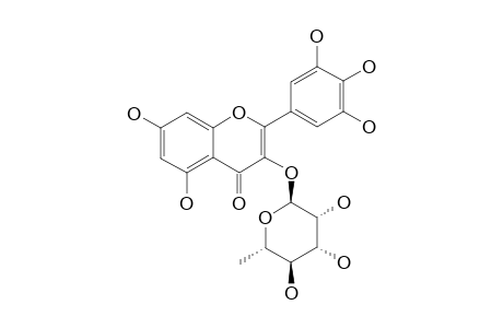 MYRICITRIN;MYRICETIN-3-O-ALPHA-L-RHAMNOPYRANOSIDE