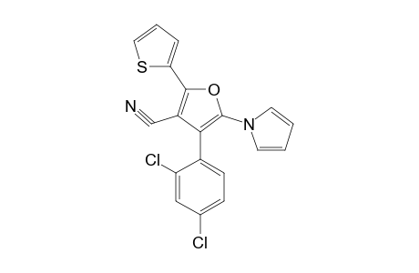 4-(2,4-dichlorophenyl)-5-(pyrrol-1-yl)-2-(2-thienyl)-3-furonitrile