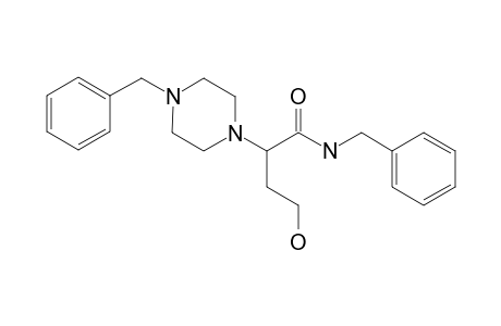 4-Hydroxy-N-(phenylmethyl)-2-[4-(phenylmethyl)-1-piperazinyl]butanamide