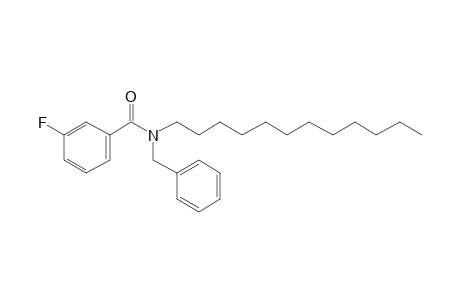 Benzamide, 3-fluoro-N-benzyl-N-dodecyl-