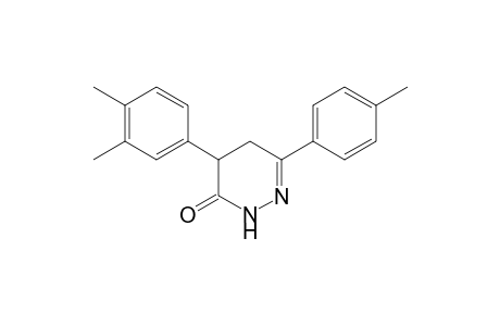 4-(3,4-dimethylphenyl)-6-p-tolyl-4,5-dihydropyridazin-3(2H)-one