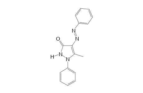 3-methyl-2-phenyl-4-(phenylazo)-3-pyrazolin-5-one