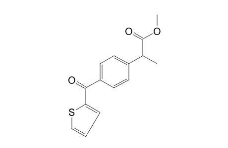 p-(2-thenoyl)hydratropic acid, methyl ester