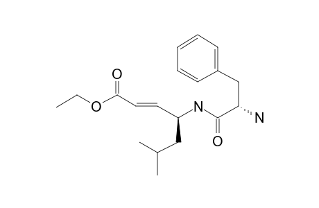 2-(E)-Heptenoic acid, (4S)-4-[((S)-phenylalanyl)amino]-6-methyl-, ethyl ester