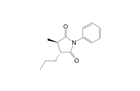 Trans-2-methyl-3-propyl-N-phenyl-succinimide