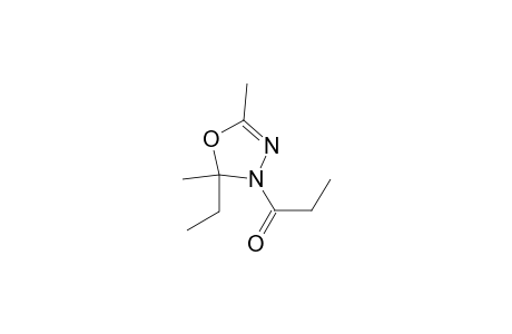 1-(2-Ethyl-2,5-dimethyl-1,3,4-oxadiazol-3-yl)-1-propanone