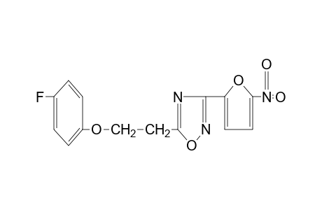 5-[2-(p-fluorophenoxy)ethyl]-3-(5-nitro-2-furyl)-1,2,4-oxadiazole