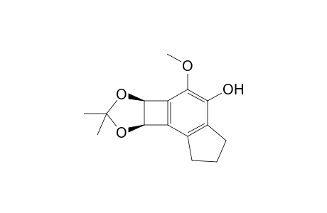 (5bS,8aR)-2,3,5b,8a-Tetrahydro-5-methoxy-7,7-dimethyl-1H-indeno[4',5':3,4]cyclobuta[1,2-d][1,3]dioxol-4-ol