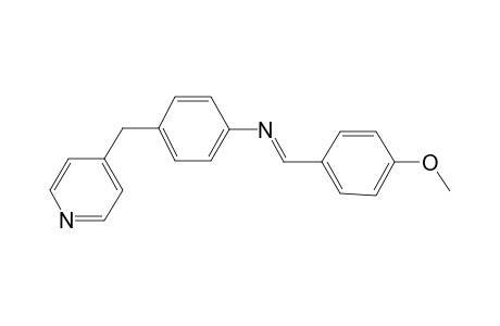 Benzene, 1-(4-methoxybenzylidenamino)-4-(4-pyridylmethyl)-