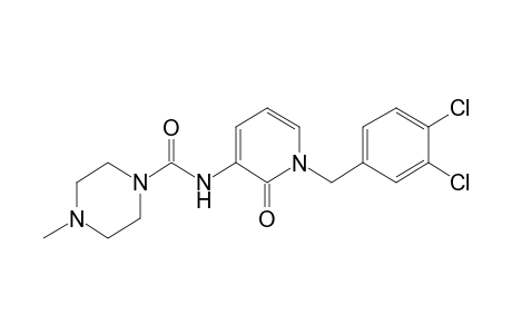 N-[1-(3,4-DICHLOROBENZYL)-1,2-DIHYDRO-2-OXO-3-PYRIDYL]-4-METHYL-1-PIPERAZINECARBOXAMIDE