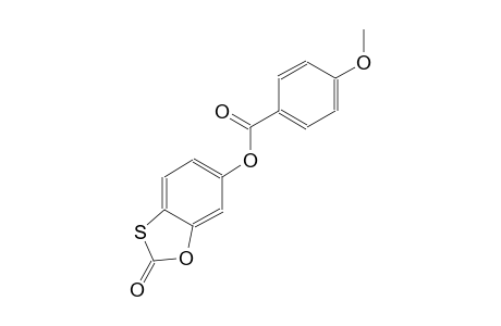 benzoic acid, 4-methoxy-, 2-oxo-1,3-benzoxathiol-6-yl ester