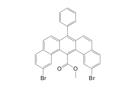 Dibenz[a,j]anthracene-14-carboxylic acid, 2,12-dibromo-7-phenyl-, methyl ester