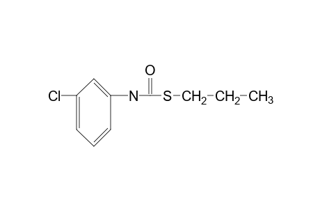 m-chlorothiocarbanilic acid, S-propyl ester