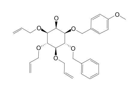 (+)-3,4,5-Tri-O-allyl-6-O-benzyl-1-O-(p-methoxybenzyl)-myo-insitol