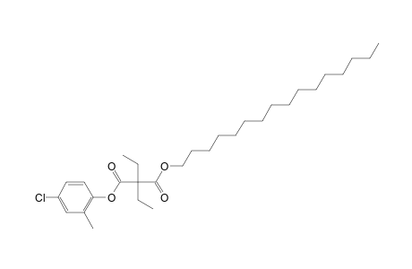 Diethylmalonic acid, 4-chloro-2-methylphenyl hexadecyl ester