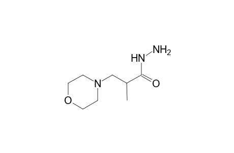 4-morpholinepropanoic acid, alpha-methyl-, hydrazide