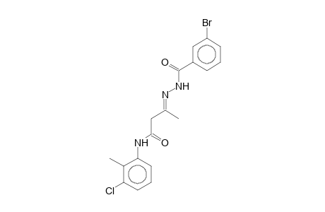 3-[(3-Bromobenzoyl)hydrazono]-N-(3-chloro-2-methylphenyl)butyramide