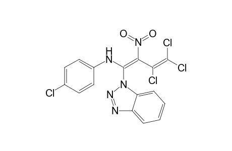 N-[(1E)-1-(1H-1,2,3-benzotriazol-1-yl)-3,4,4-trichloro-2-nitro-1,3-butadienyl]-4-chloroaniline