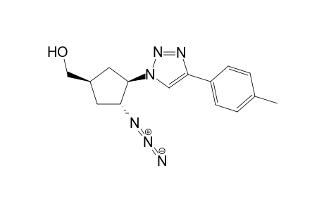 (+/-)-(1R*,3R*,4S*)-3-Azido-4-[(4-methylphenyl)-1H-1,2,3-triazol-1-yl]cyclopentyl]methanol