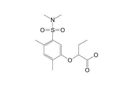 2-{[5-(dimethylsulfamoyl)-2,4-xylyl]oxy}butyric acid