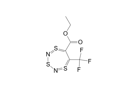 1,3,5,2,4-Trithia(3-SIV)diazepine-6-carboxylic acid, 7-(trifluoromethyl)-, ethyl ester