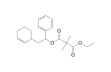 Dimethylmalonic acid, ethyl 1-phenyl-2-(cyclohex-2-enyl)ethyl ester