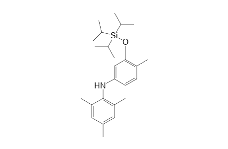 2,4,6-trimethyl-N-(4-methyl-3-{[tris(propan-2-yl)silyl]oxy}phenyl)aniline