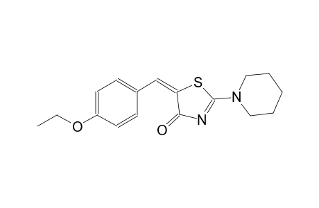 (5E)-5-(4-ethoxybenzylidene)-2-(1-piperidinyl)-1,3-thiazol-4(5H)-one