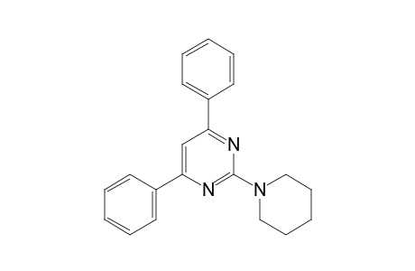 4,6-DIPHENYL-2-PIPERIDINOPYRIMIDINE
