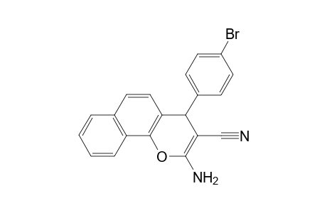 2-Amino-4-(4-bromophenyl)-4H-benzo[h]chromene-3-carbonitrile