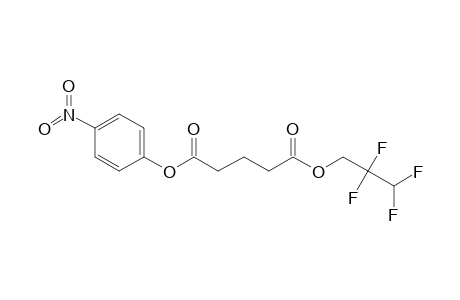 Glutaric acid, 2,2,3,3-tetrafluoropropyl 4-nitrophenyl ester