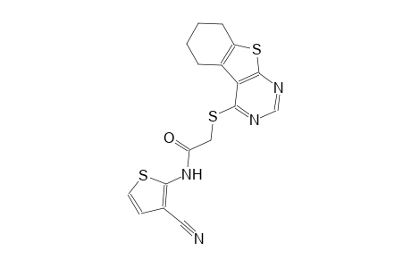 acetamide, N-(3-cyano-2-thienyl)-2-[(5,6,7,8-tetrahydrobenzo[4,5]thieno[2,3-d]pyrimidin-4-yl)thio]-